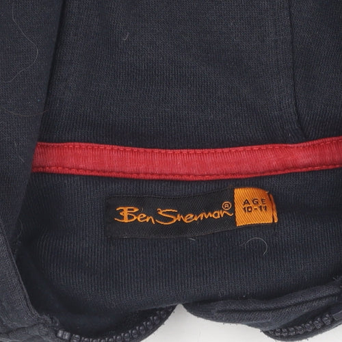 Ben Sherman Boys Blue Full Zip Hoodie 10-11 Years