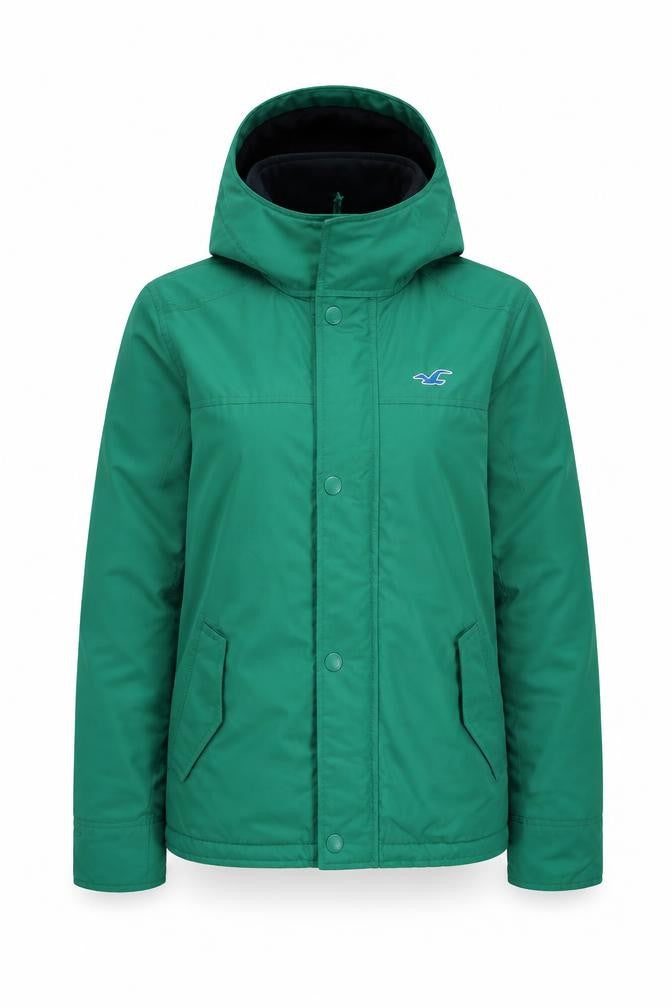 Hollister Women's Green All Weather Jacket XS