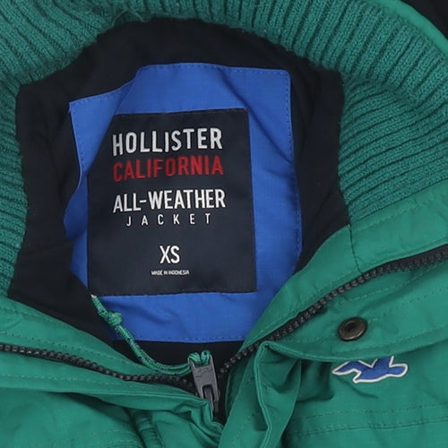 Hollister Women's Green All Weather Jacket XS