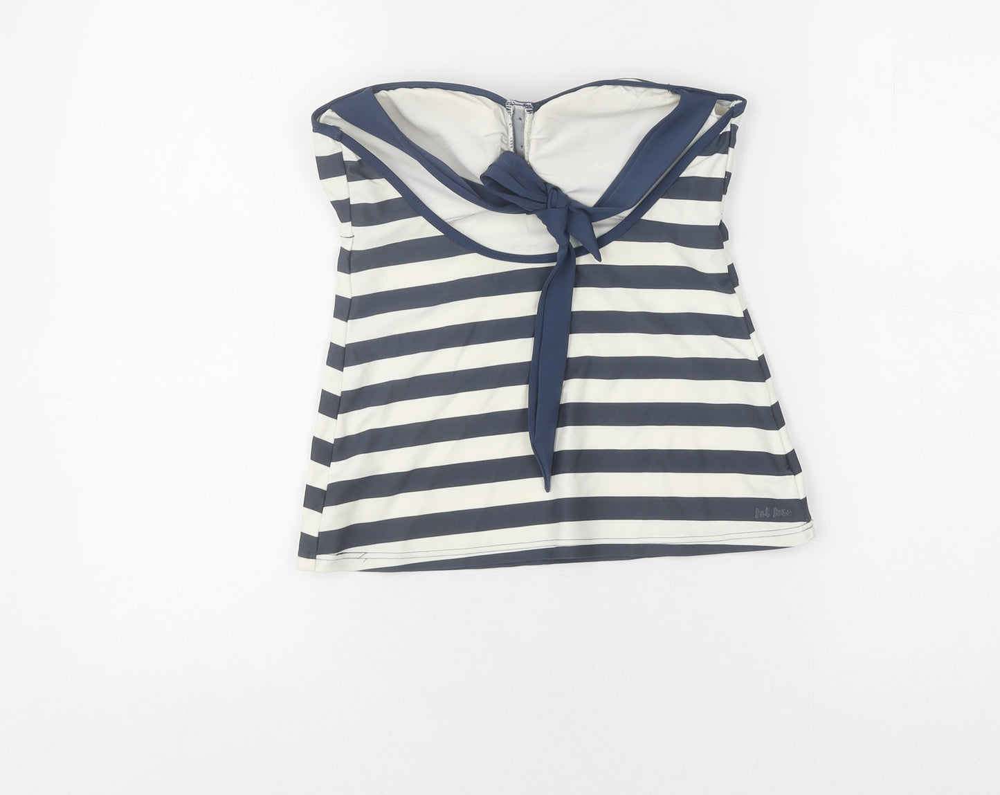 Fat Face Women's Nautical Striped Bandeau Tankini Size 10