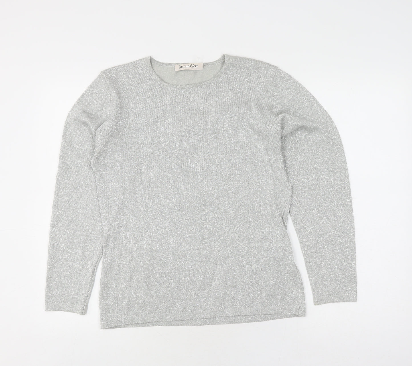 Jacques Vert Women’s Silver Pullover Jumper Size 2