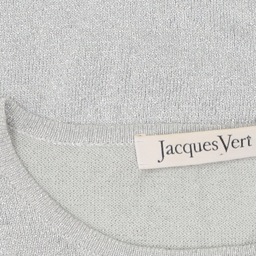 Jacques Vert Women’s Silver Pullover Jumper Size 2