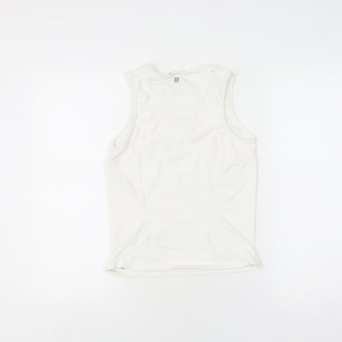 Nike Women's White Tank Top M Athletic Gym & Running