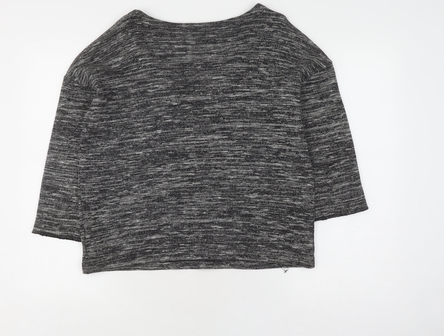 Margaret M Women's Grey Knit Pullover Jumper