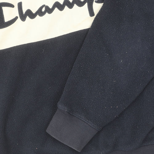 Champion Unisex Small Black Pullover Hoodie