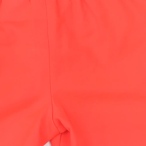 Nike Boys Red Athletic Shorts 4-5 Years Football Fit