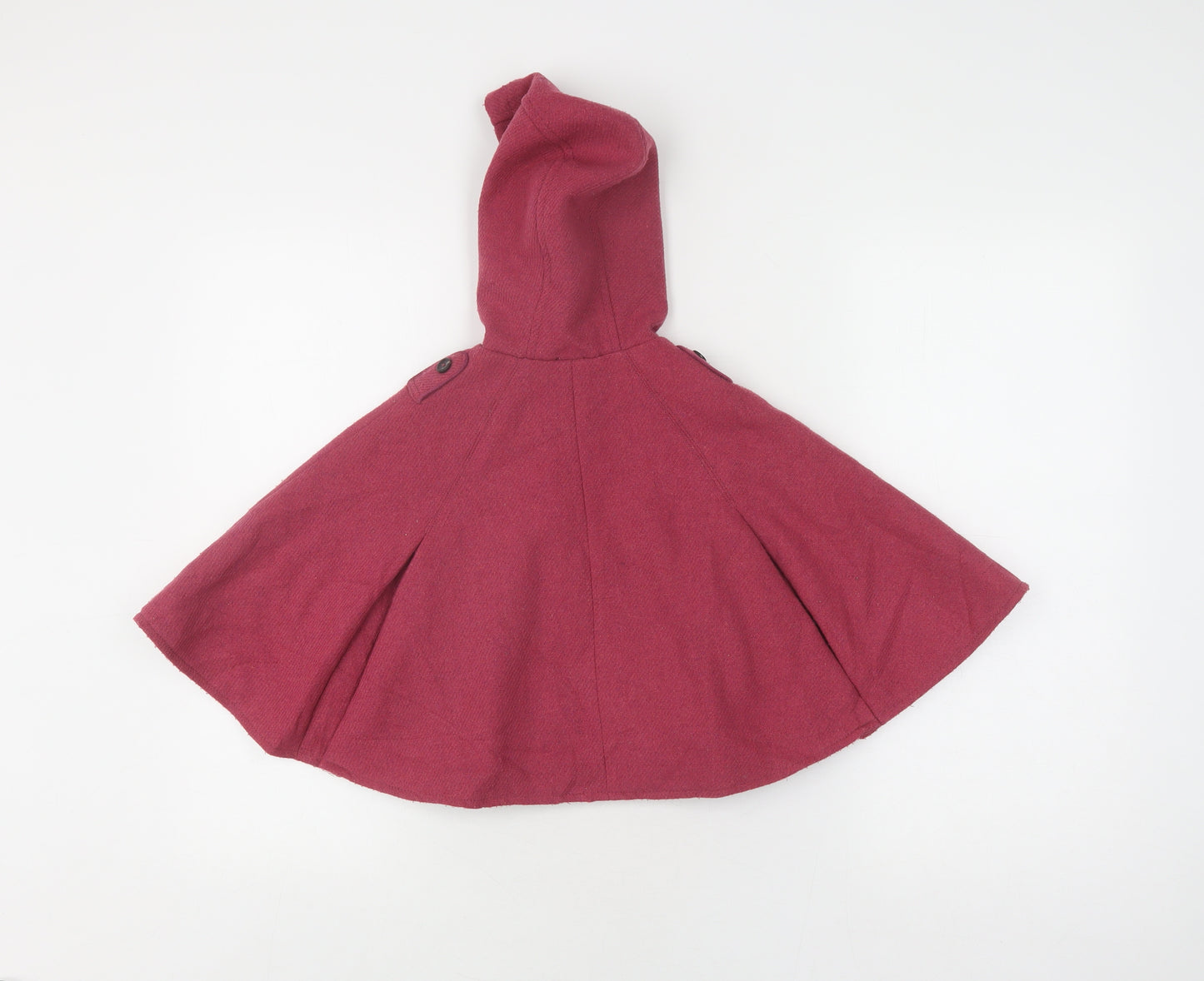 Jasper Conran Junior Girls Red Cape 2-3 Years Hooded Lined
