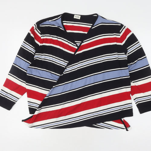 Viyella Women's XL Multicoloured Striped Pullover