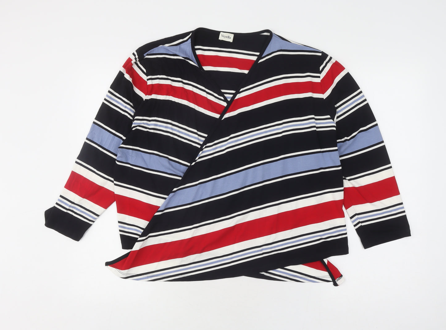 Viyella Women's XL Multicoloured Striped Pullover