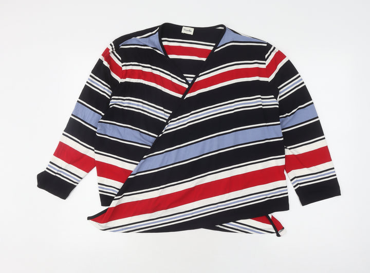 Viyella Women's XL Multicoloured Striped Pullover