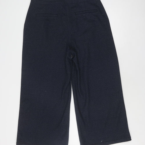 White Stuff Women's Blue Cropped Trousers, Size 12, Spring-ready