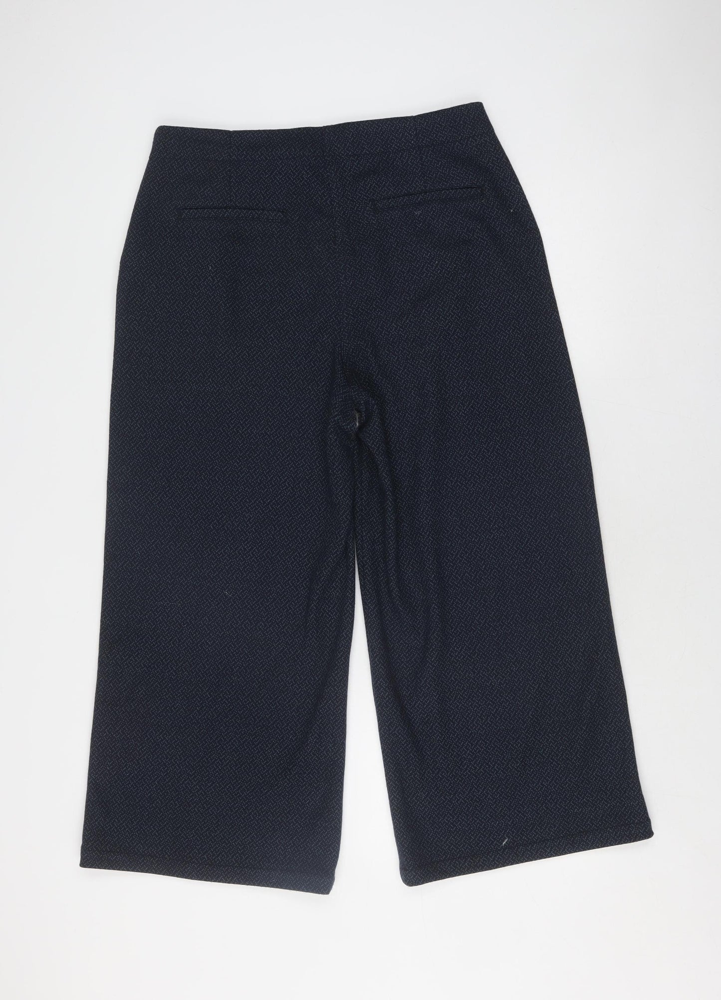 White Stuff Women's Blue Cropped Trousers, Size 12, Spring-ready
