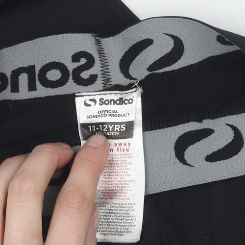 Sondico Boys Black Compression Leggings 11-12 Years