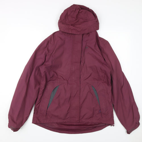 Mountain Warehouse Women's Red Hooded Jacket Size 14