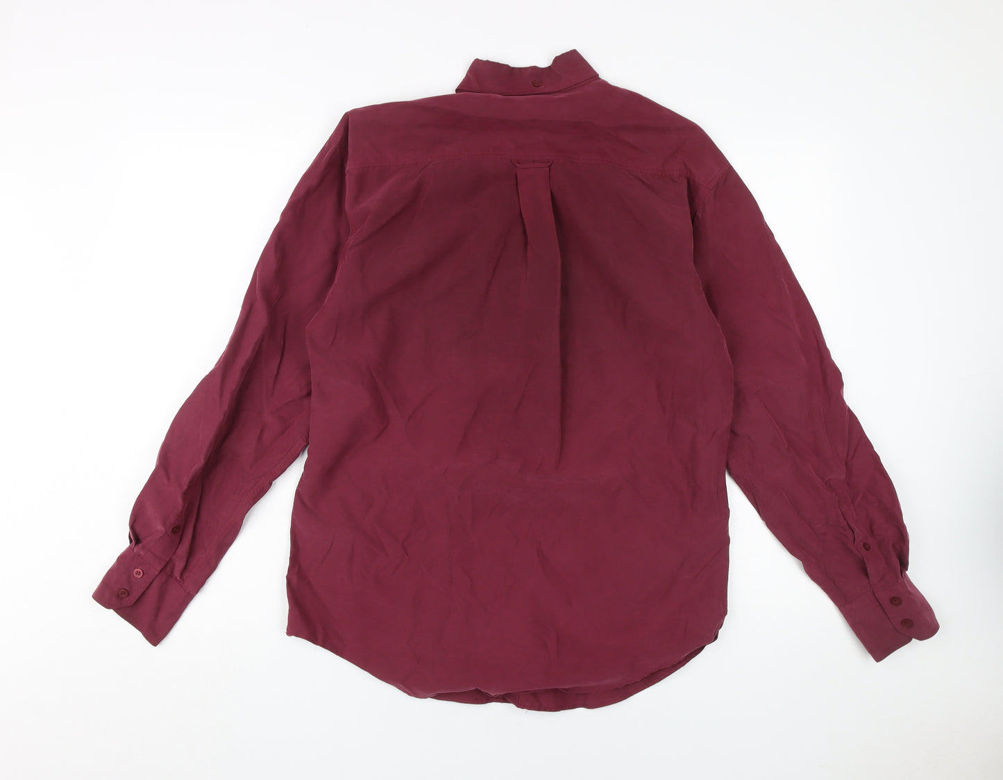 Ben Sherman Men's Red Long Sleeve Button-Up Shirt S