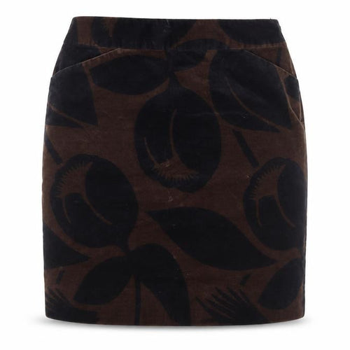 Boden Women's Brown Floral Pencil Skirt Size 10