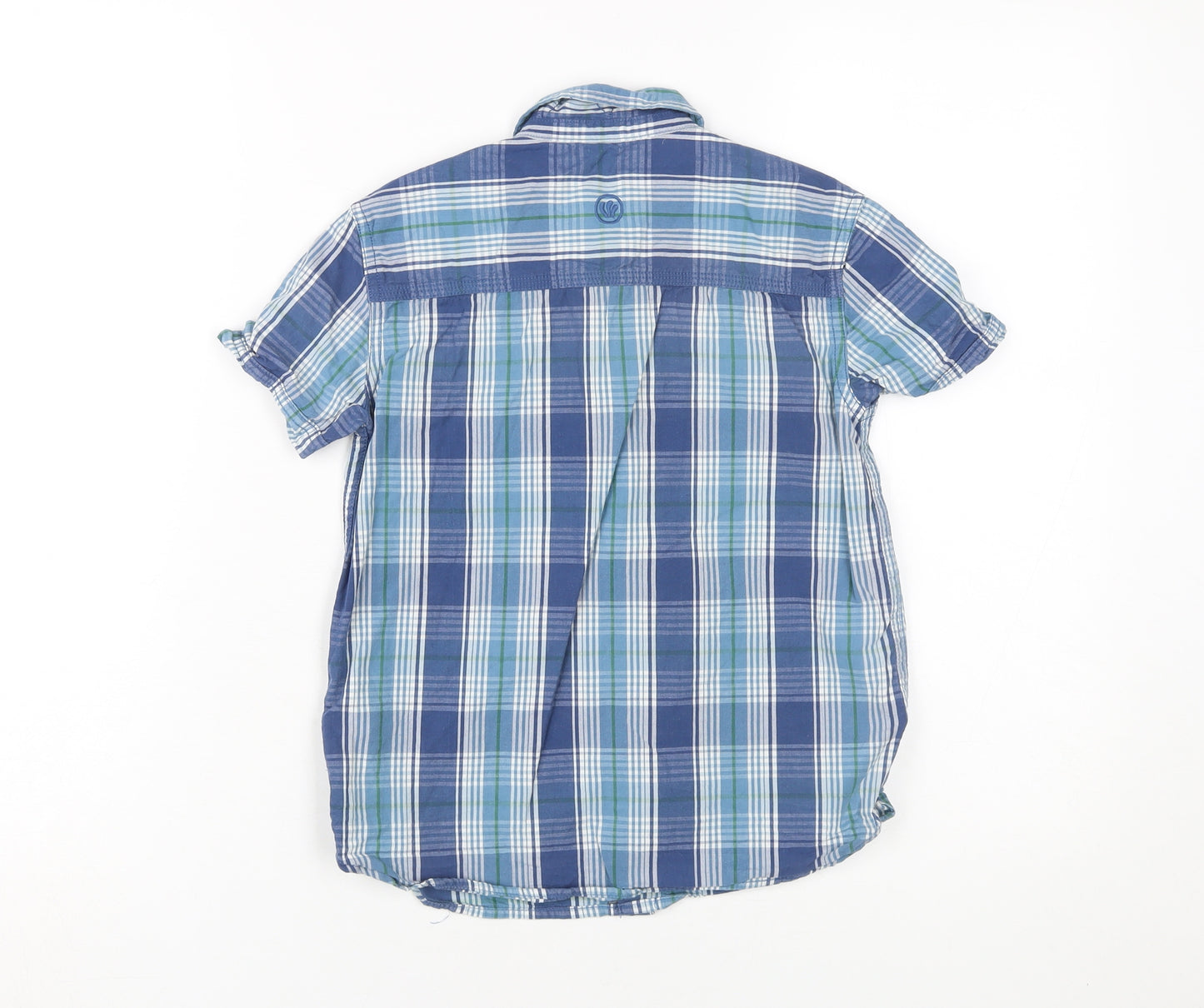 FatFace Boys Blue Button-Up Shirt Size 6-7 Years