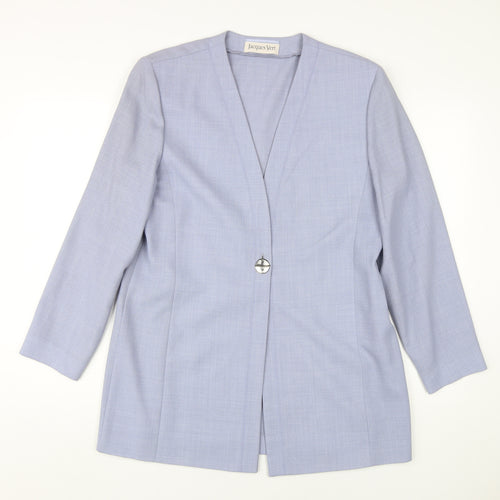 Jacques Vert Women's Blue Blazer Jacket UK 14