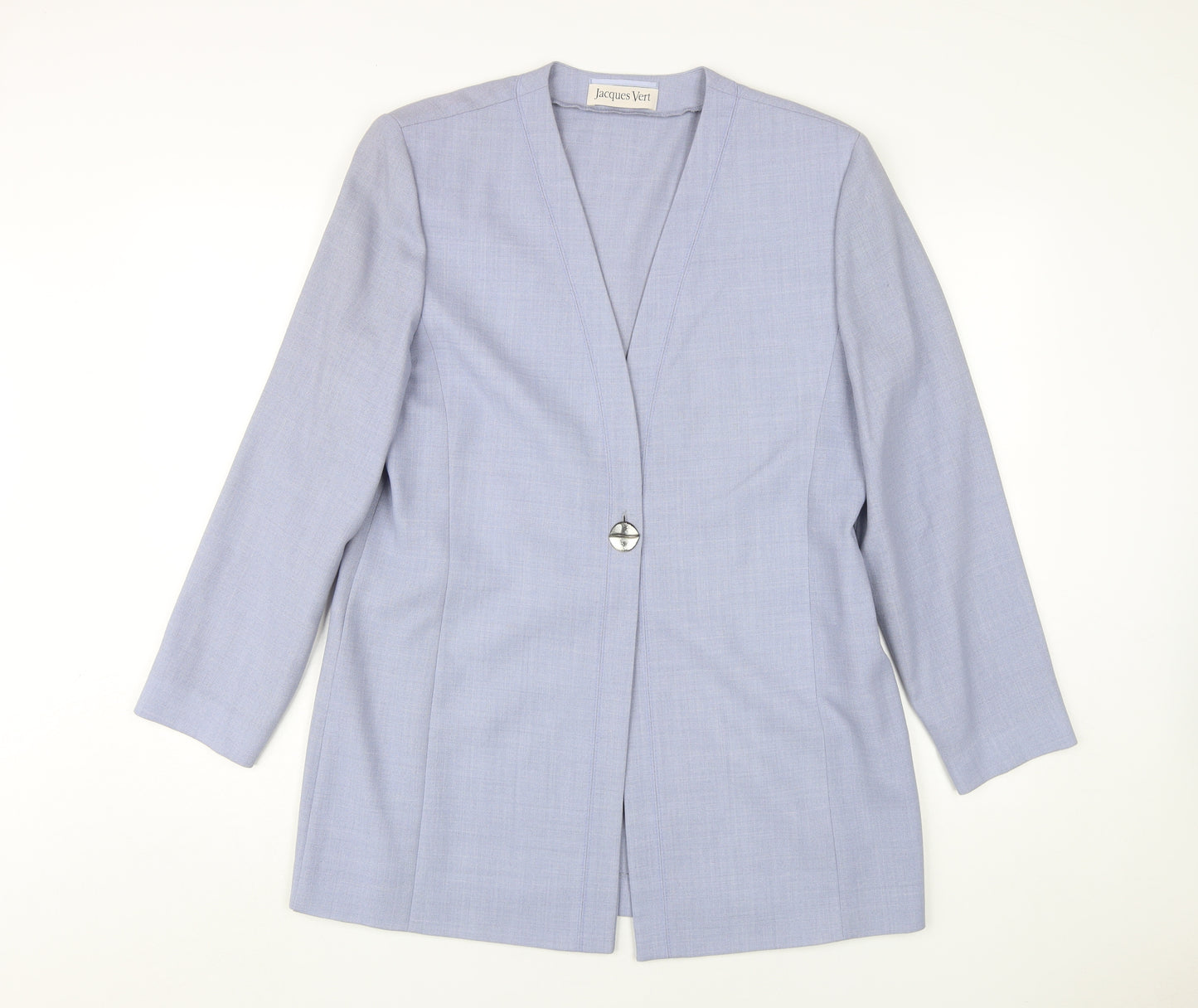Jacques Vert Women's Blue Blazer Jacket UK 14