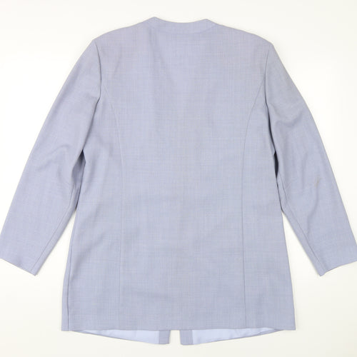 Jacques Vert Women's Blue Blazer Jacket UK 14