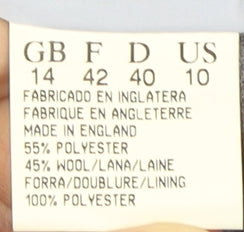 Jacques Vert Women's Blue Blazer Jacket UK 14