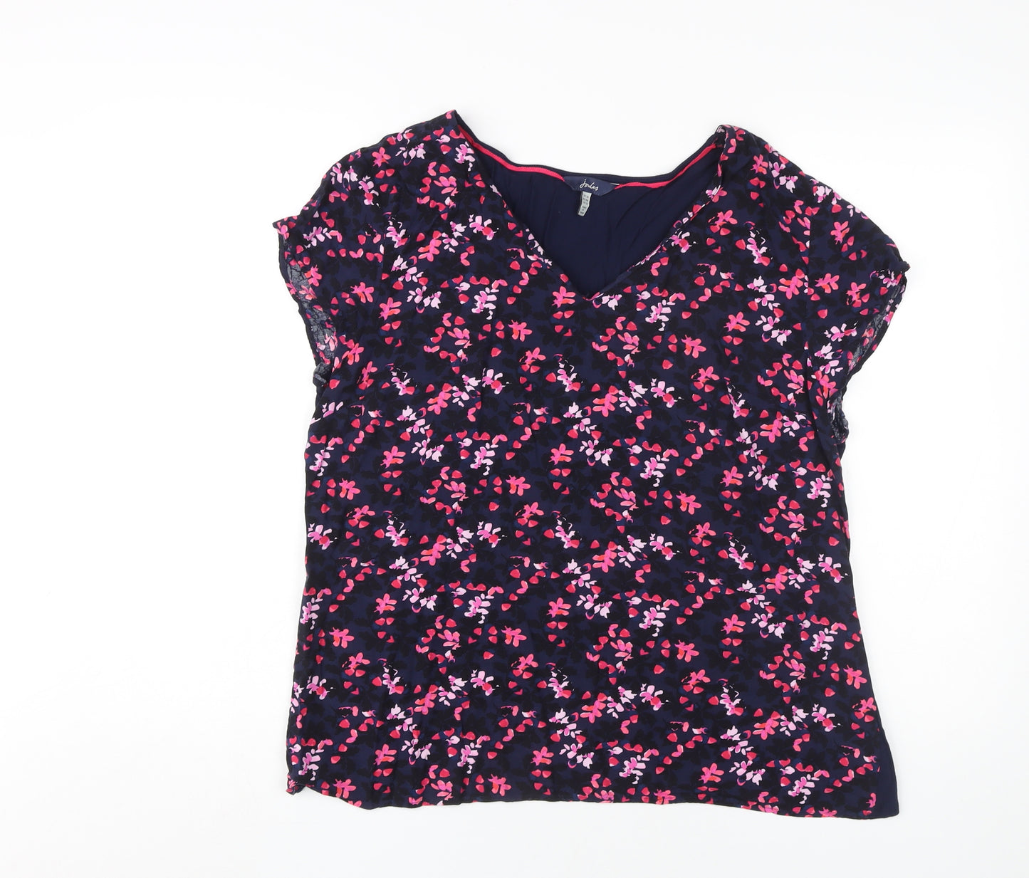 Joules Women's Multicoloured Floral Blouse Size 16