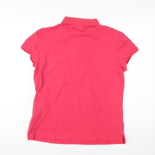Adidas Women's Red Polo Shirt Size 10