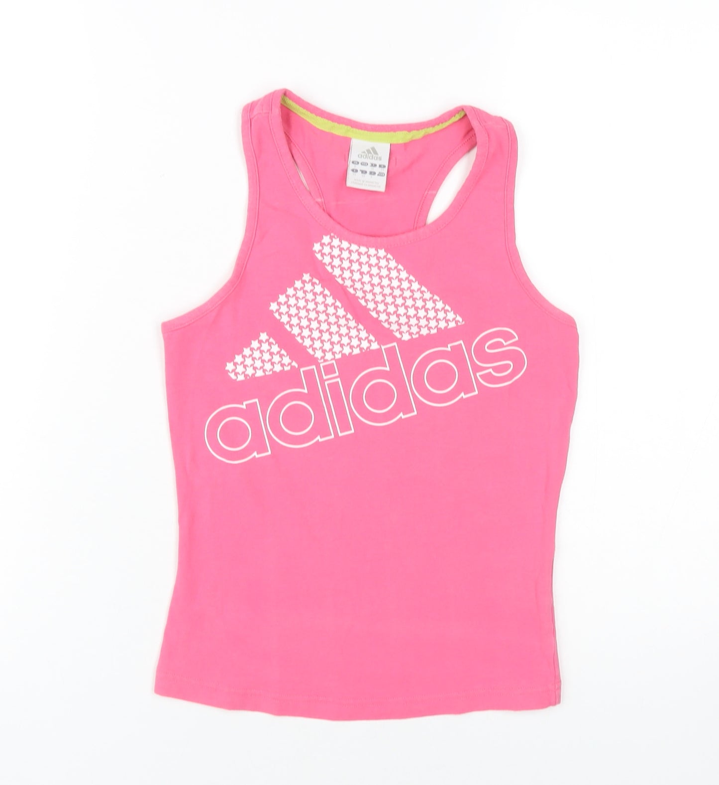 Adidas Women's Pink Tank Top Size 8 Athletic Gym Wear