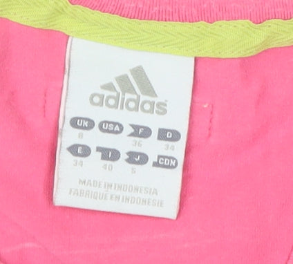 Adidas Women's Pink Tank Top Size 8 Athletic Gym Wear