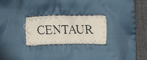 Centaur Men's Grey Blazer, 48, Long, Single-Breasted