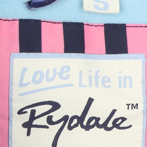 Rydale Women's Pink Blue Puffer Waistcoat - S