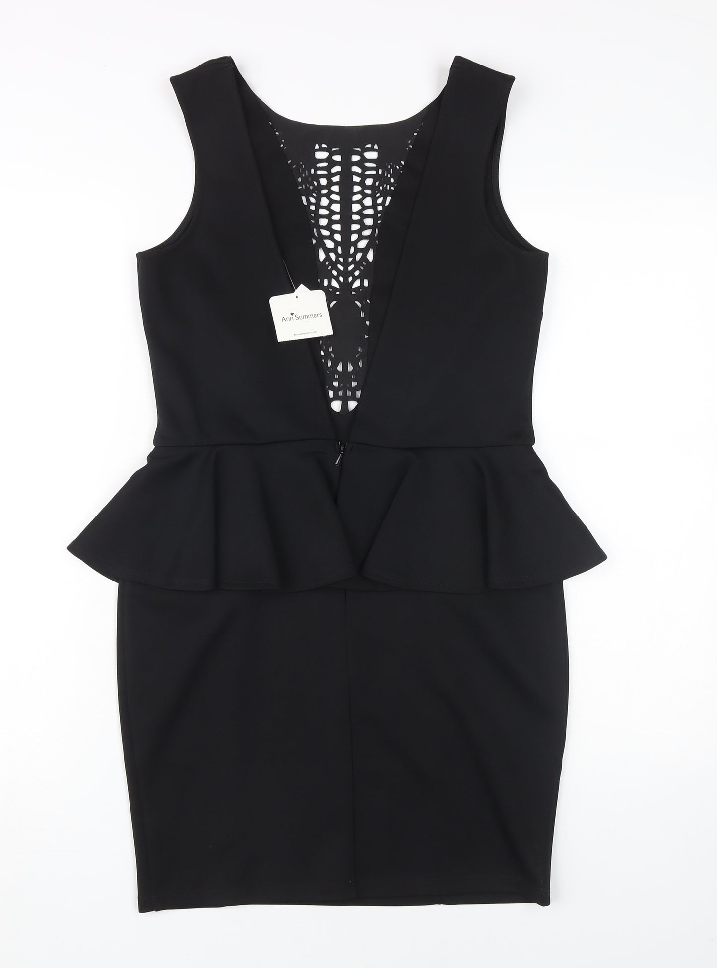 Ann Summers Women's Black Peplum Dress Size 12