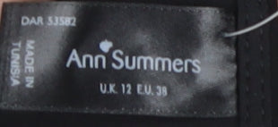 Ann Summers Women's Black Peplum Dress Size 12