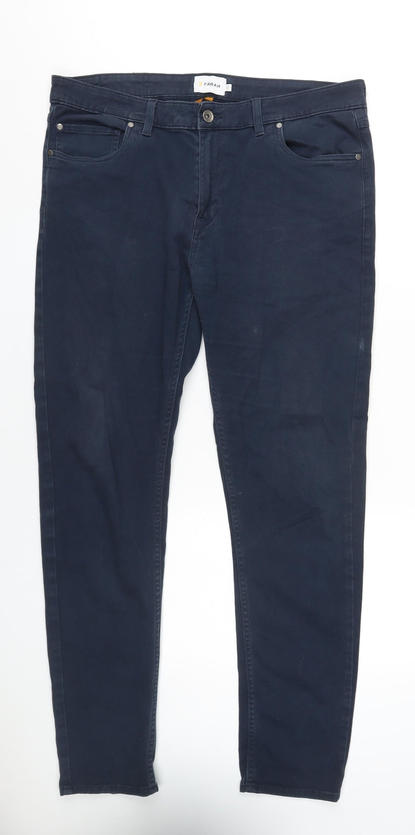 Farah Men’s Blue Straight Jeans 36W x 32L