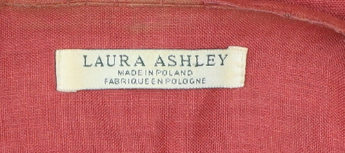 Laura Ashley Women's Red Linen Blazer Size 14