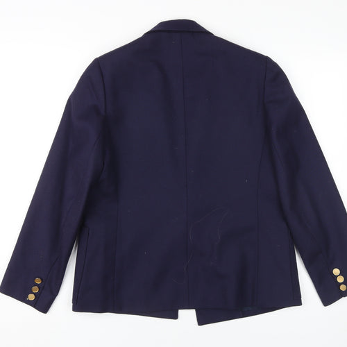 Windsmoor Women's Blue Wool Suit Jacket Size 12
