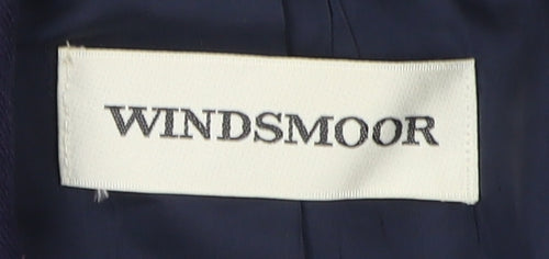 Windsmoor Women's Blue Wool Suit Jacket Size 12