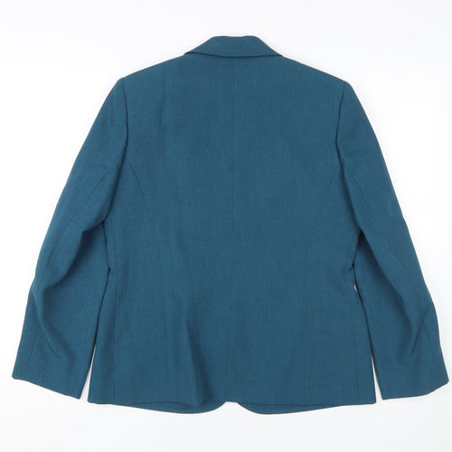Eastex Women's Blue Blazer - Size 10, Smart Formal Wear