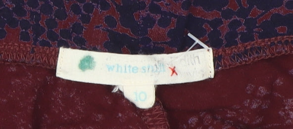 White Stuff Women's Multicoloured A-Line Skirt Size 10