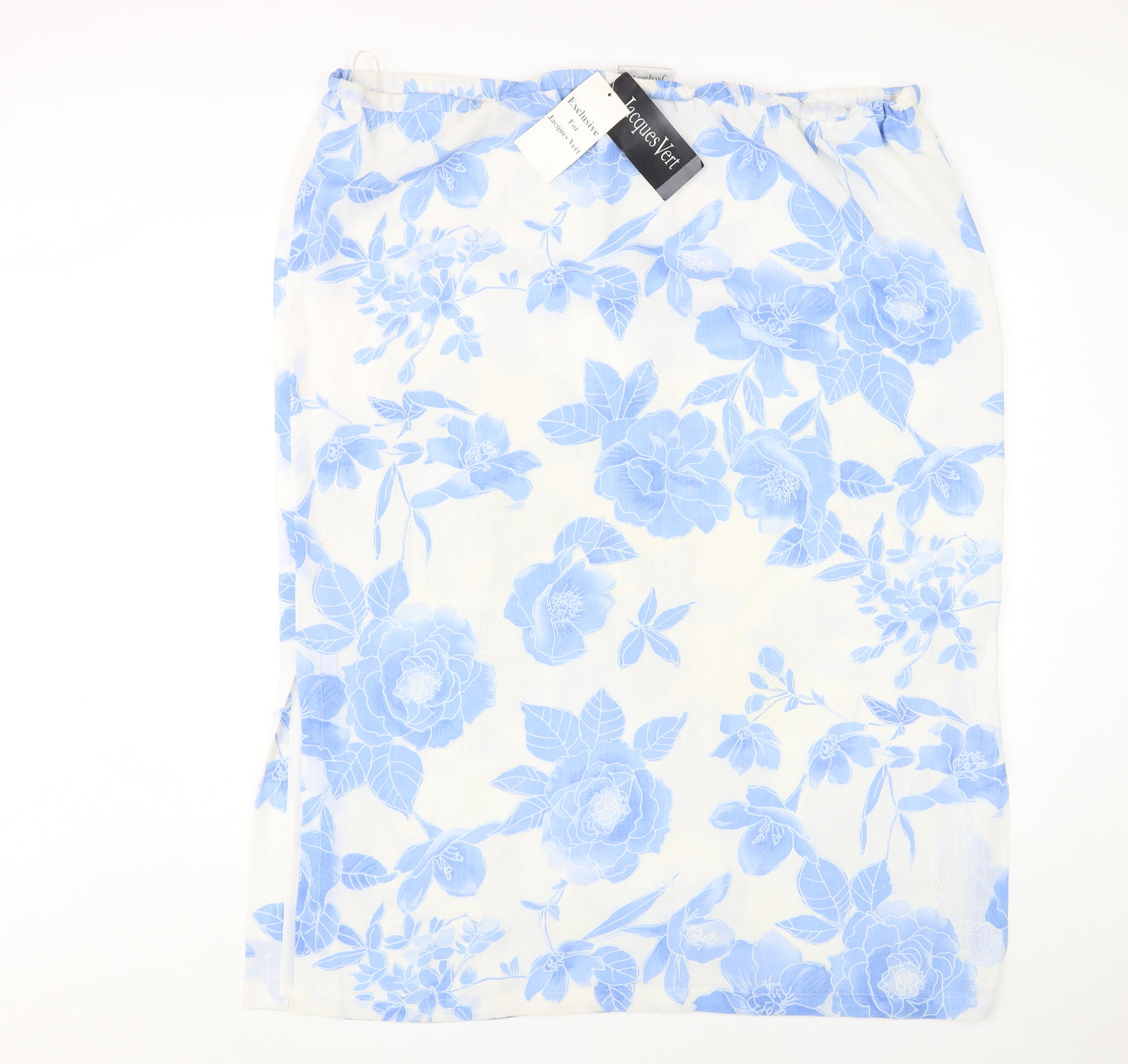 Jacques Vert Women's Blue Floral Skirt Size 22