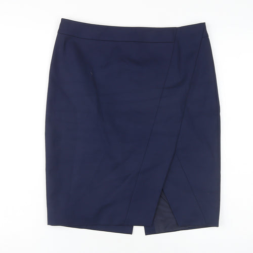 Karen Millen Women's Blue Pencil Skirt UK 12