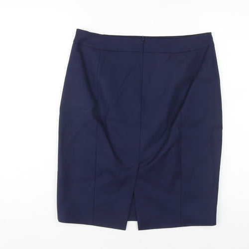 Karen Millen Women's Blue Pencil Skirt UK 12