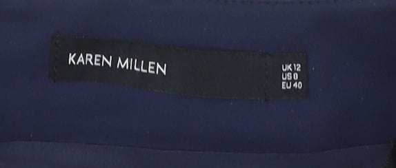 Karen Millen Women's Blue Pencil Skirt UK 12