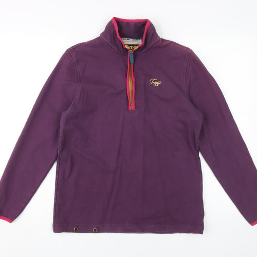 Toggi Women's Purple 1/4 Zip Pullover Sweatshirt Size 8