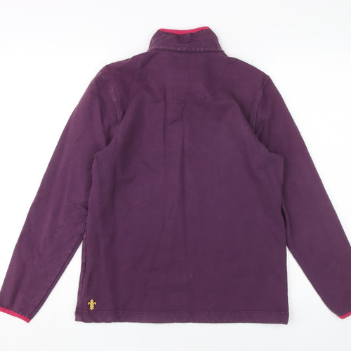 Toggi Women's Purple 1/4 Zip Pullover Sweatshirt Size 8