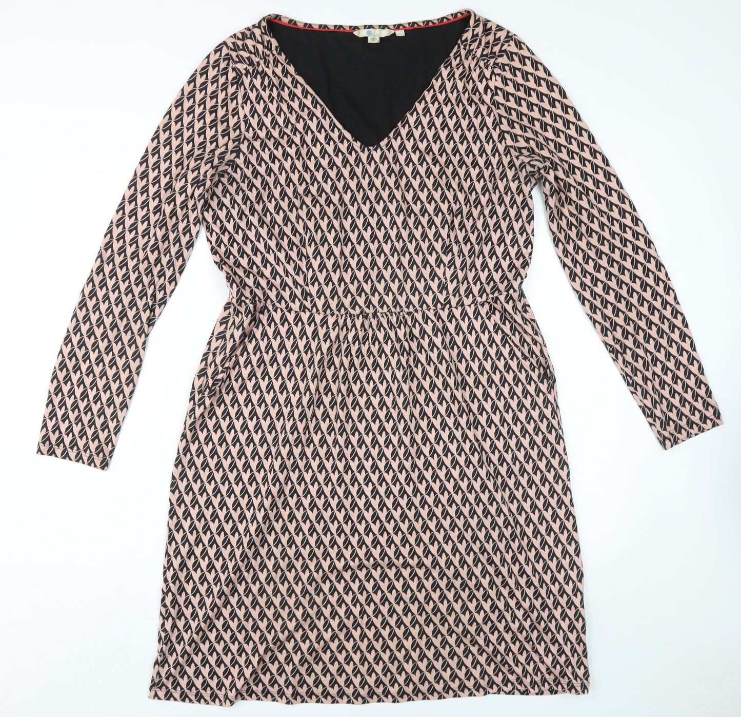 Boden Women's Multicoloured Geometric A-Line Dress