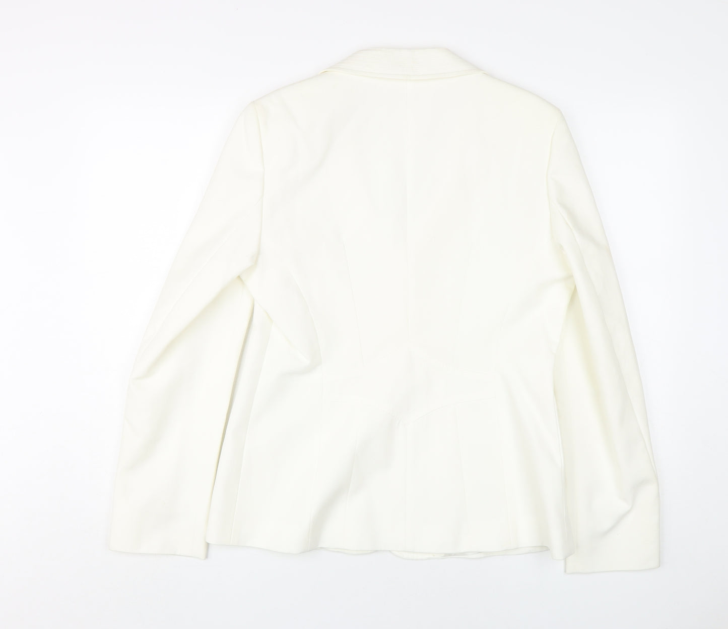 Whistles Women's White Blazer Jacket UK 14
