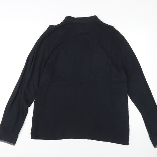 Original Penguin Mens Black Long Sleeve Polo XL