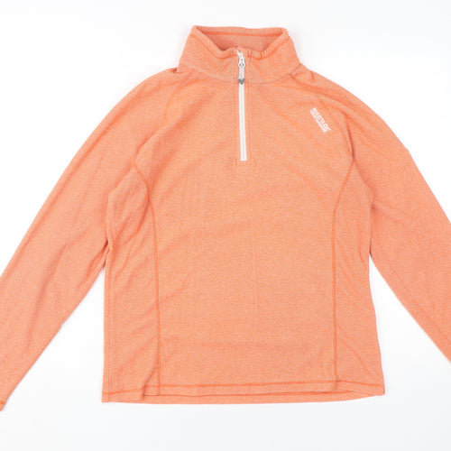 Regatta Women's Orange Henley Sweatshirt Size 12