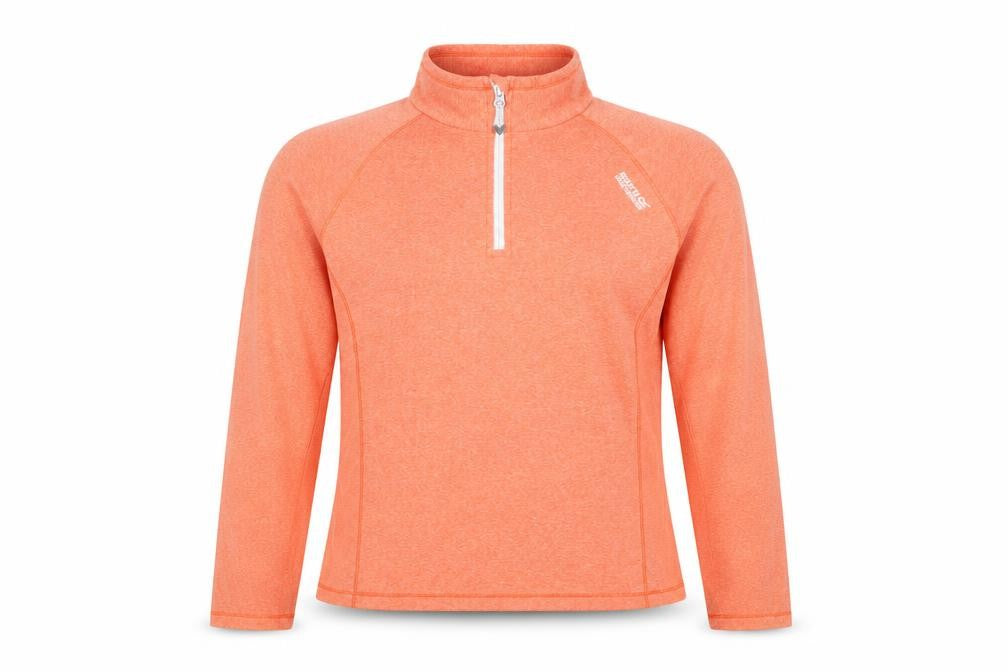 Regatta Women's Orange Henley Sweatshirt Size 12